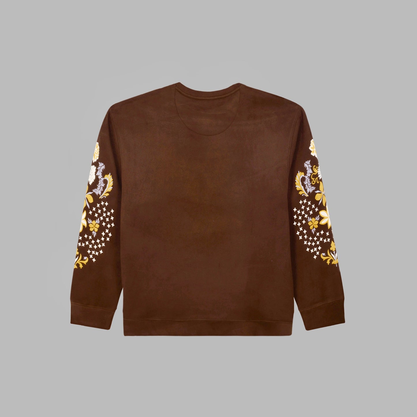Premium Embroidered Brown Sweat Shirt - VAHNAR